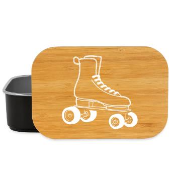 Rollschuhe Zeichnung - Lunch Box - Schwarz - Vorne