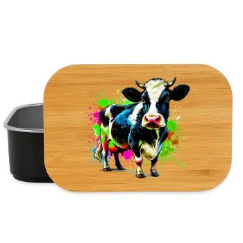 Kuh - Lunch Box - Schwarz - Vorne