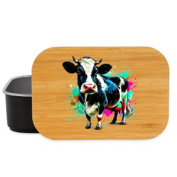Kuh - Lunch Box - Schwarz - Vorne