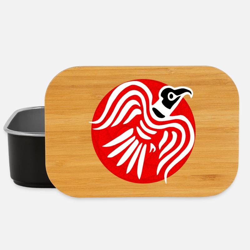 Viking Raven - Lunch Box - black