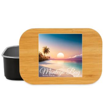 Montego Bay Sunset Jamaica Dream Paradise - Boîte à goûter - noir - Devant