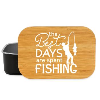 Fischer Zitat Silhouette Design - Lunch Box - Schwarz - Vorne