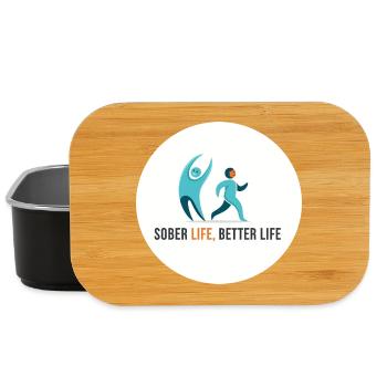 Sober Life. Better Life - Lunch Box - Schwarz - Vorne