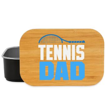 Tennis Dad Player For Sports Lovers - Lunch Box - black - Front