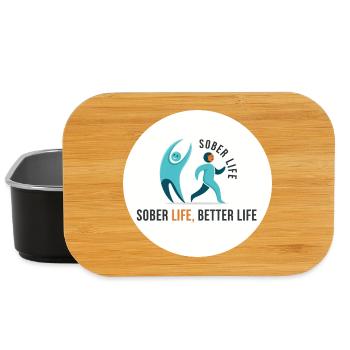 Sober Life. Better Life - Lunch Box - Schwarz - Vorne