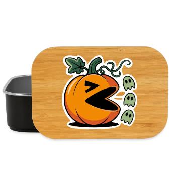 Conception de jeu de citrouille d’Halloween - Boîte à goûter - noir - Devant