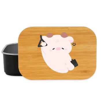 Trajet de la vache fatiguée - Boîte à goûter - noir - Devant