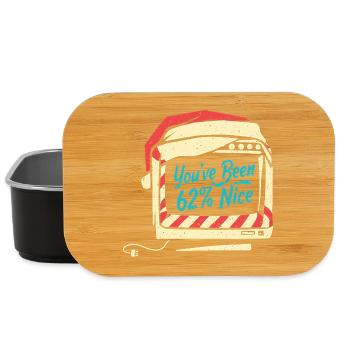 Tech Santa Claus AI Humor Sarcastic Gift - Lunch Box - black - Front