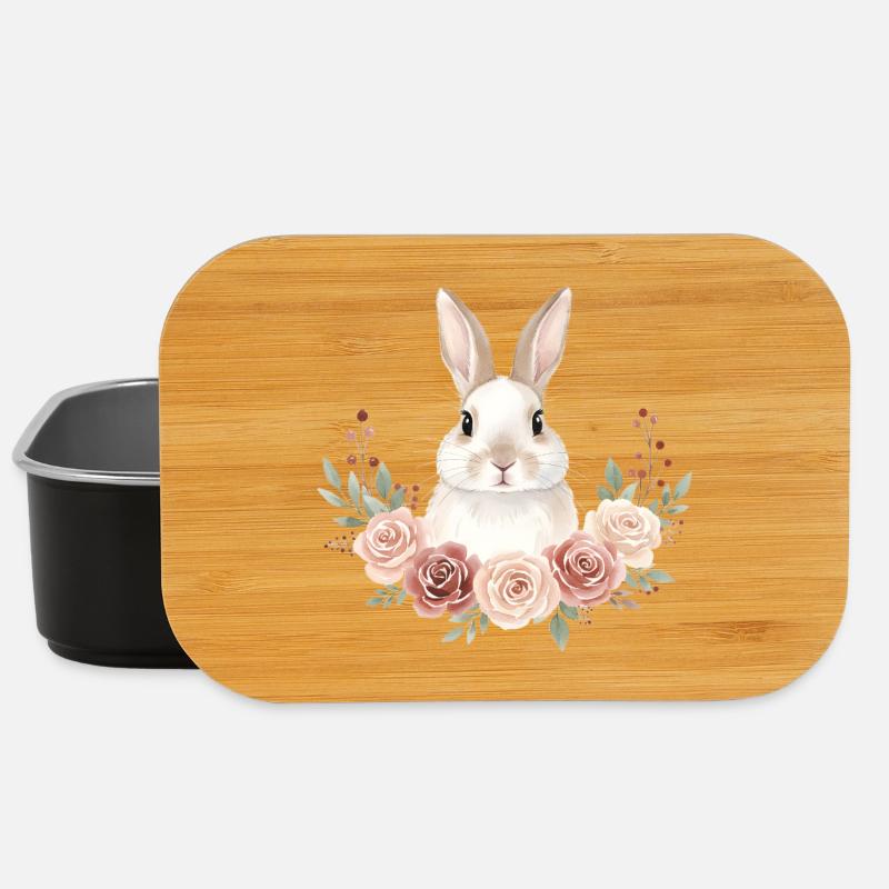 Kaninchen - Lunch Box - Schwarz
