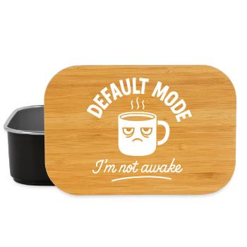 Morgenmuffel-Modus - Lunch Box - Schwarz - Vorne