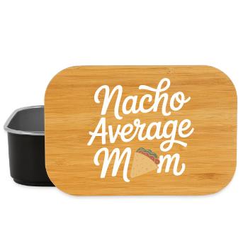 Nacho Durchschnittliche Mama Lustig - Lunch Box - Schwarz - Vorne