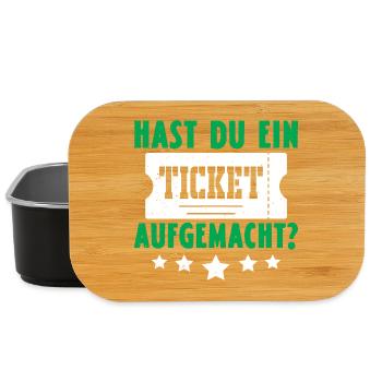 Science Coder DID YOU OPEN A TICKET FUNNY - Lunch Box - black - Front