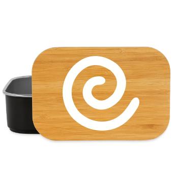 Monochrome Spirale - Lunch Box - Schwarz - Vorne
