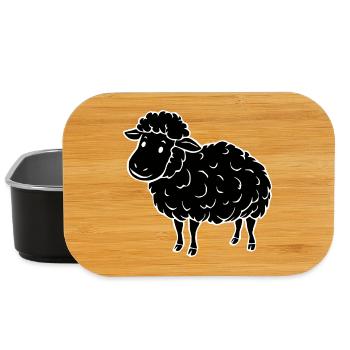 black sheep - Lunch Box - black - Front