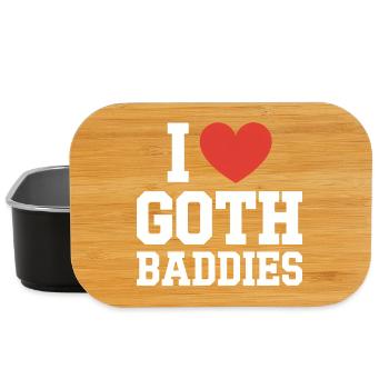 I Love Gothic Baddies - Lunch Box - black - Front