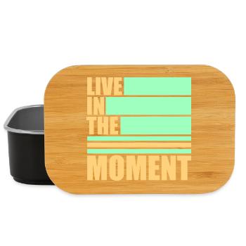 Vivre dans l’instant Pleine conscience de la présence - Boîte à goûter - noir - Devant