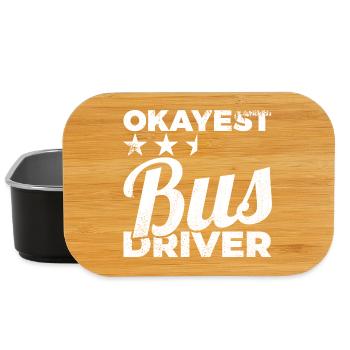 Le chauffeur de bus le plus correct - Boîte à goûter - noir - Devant