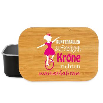 Unicycle | Unicycling Freestyle - Lunch Box - black - Front