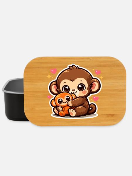 punch the monkey japan - Lunch Box - Schwarz