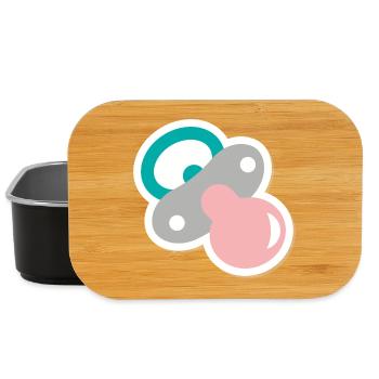Pacifier - Lunch Box - black - Front