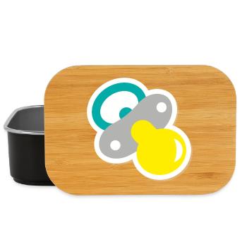 Pacifier - Lunch Box - black - Front