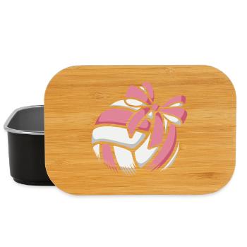 Volleyball Girls Beach Volleyball Volleyball Player - Lunch Box - black - Front