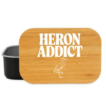 Heron Addict - Lunch Box - black - Front