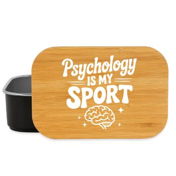 Psychology is My Sport - Lunch Box - black - Front