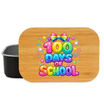 100 Jours d'École Arc-en-Ciel Magique - Boîte à goûter - noir - Devant