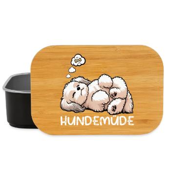 Hundemüde Bolonka Zwetna Bolonkabesitzer Bolonkas - Lunch Box - Schwarz - Vorne