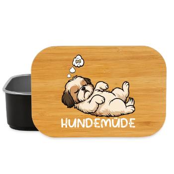 Hundemüde Shih tzu Shih tzus Shih tzu Besitzer  - Lunch Box - Schwarz - Vorne