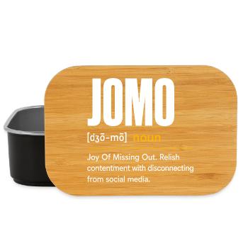 JAMO : La joie de ne rien faire - Boîte à goûter - noir - Devant