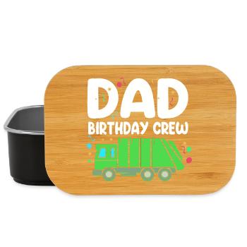 Garbage Can Garbage Truck Garbage Truck Garbage Man - Lunch Box - black - Front