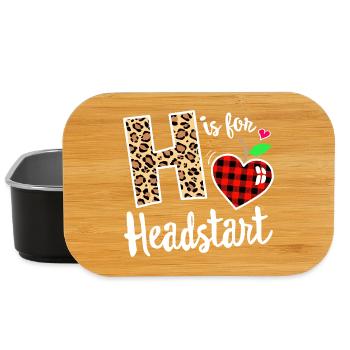 Headstart Leopard H Karoherz - Lunch Box - Schwarz - Vorne