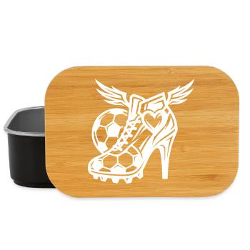 Football Boots Football High Heels - Lunch Box - black - Front