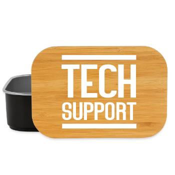 Tech Support Bold Logo Tee - Lunch Box - black - Front