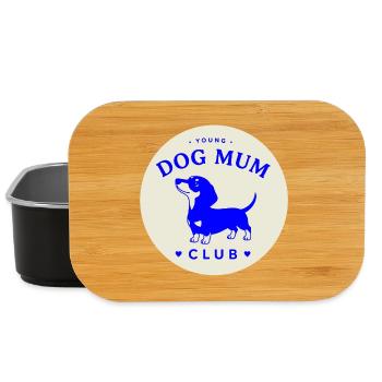 Young Dog Mom Club Logo - Lunch Box - black - Front
