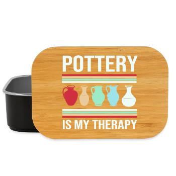 pottery - Lunch Box - black - Front