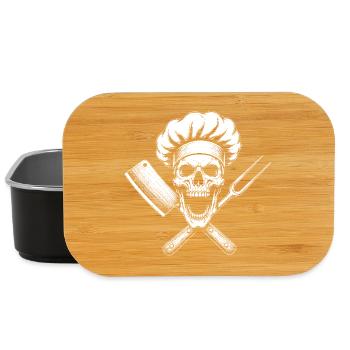 Cooking Skull - Lunch Box - black - Front