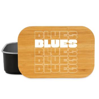 Typographie de la grille de répétition Blues en Audace, - Boîte à goûter - noir - Devant