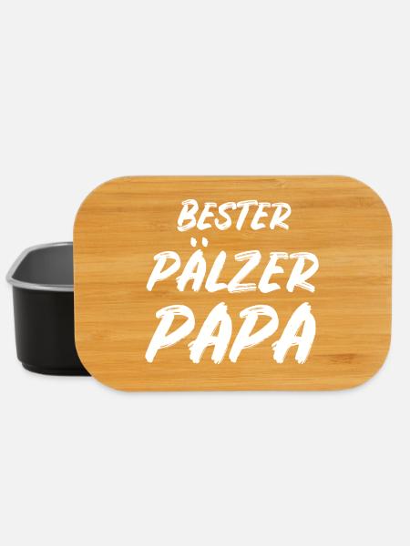 Bester Pälzer Papa – Pfälzer Vatertag Geschenk Spr - Lunch Box - Schwarz