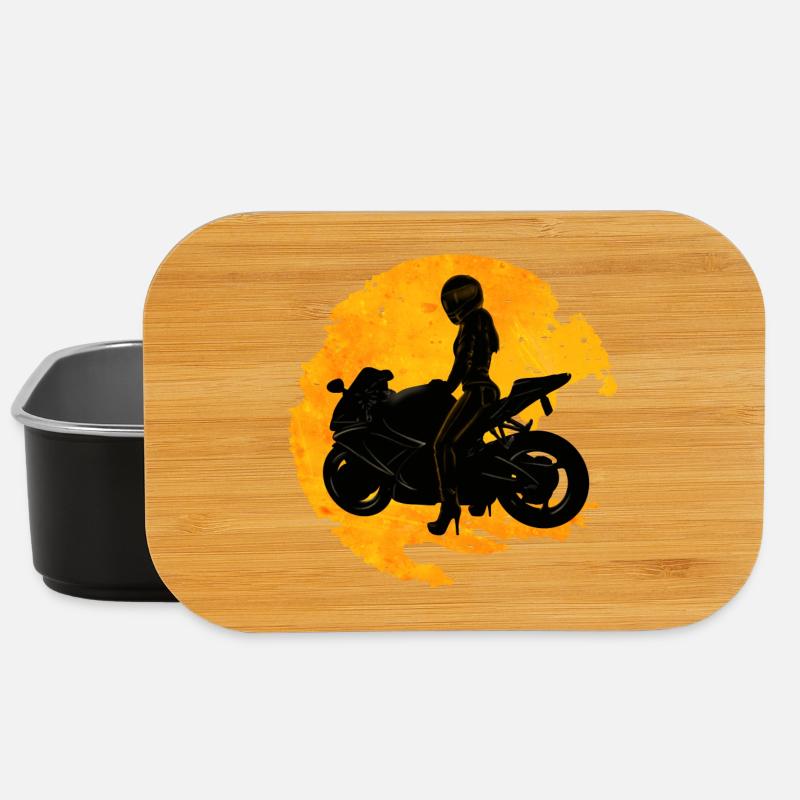 Motorcycle - Lunch Box - black