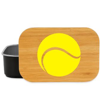 Tennis ball - Lunch Box - black - Front