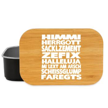 HIMMI HERRGOTT - Lunch Box - Schwarz - Vorne