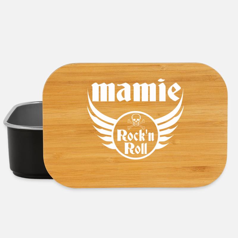Mamie Rock'n Roll Crane Ailes Vintage - Boîte à goûter - noir