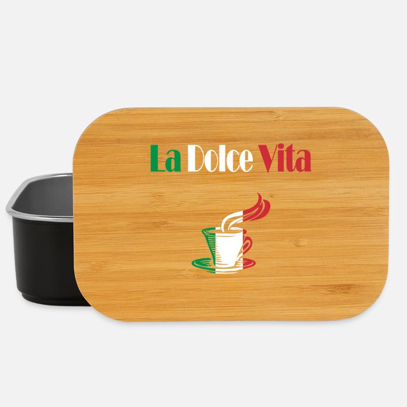 La Dolce Vita kaffee - Lunch Box - Schwarz