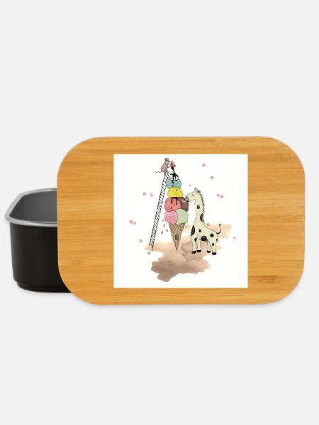 Wildlife Icecream - Lunch Box - Schwarz