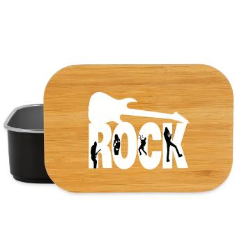 Rock / Rock and Roll / Gift / Rock Music - Lunch Box - black - Front