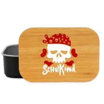 Kita Abgänger Schulkind Einschulung Kindergarten - Lunch Box - Schwarz - Vorne