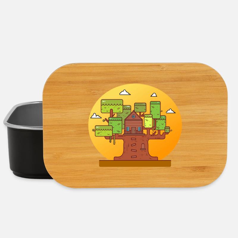 Treehouse Adventure - Lunch Box - black